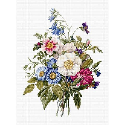 Bouquet of Summer Flowers SBU4004 - Cross Stitch Kit - Hobby.lt