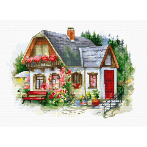 Beautiful Country House SBU4005 - Cross Stitch Kit - Hobby.lt