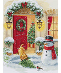Luca-S Puppy Joy Cross Stitch Kit SBU5097