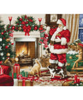 Luca-S Santa Claus Christmas Cross Stitch Kit SBU5100