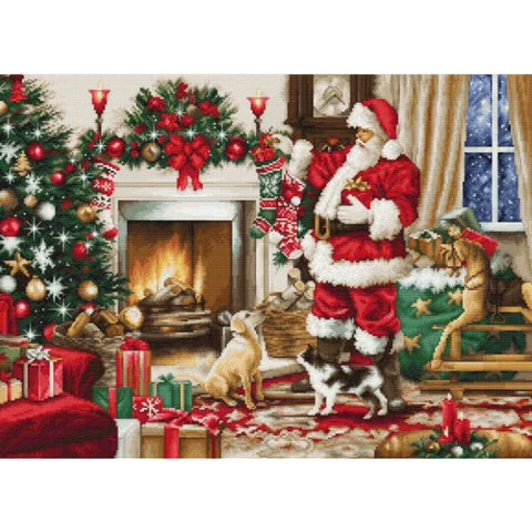 Luca-S Santa Claus Christmas Cross Stitch Kit SBU5100