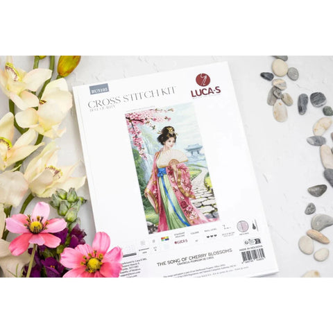 Luca-S Cherry Blossom Song Cross Stitch Kit SBU5105