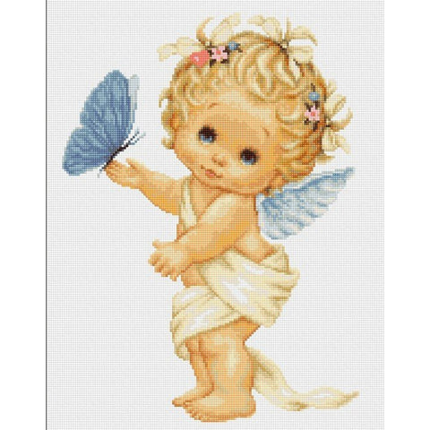 Angel and Butterfly SG368 - Cross Stitch Kit by Luca-s