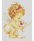 Angel with Pigeons SG369 - Cross Stitch Kit by Luca-s