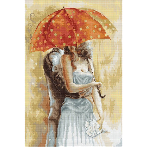 Under Umbrella 2 SG555 - Cross Stitch Kit by Luca-s