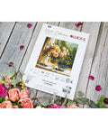 Luca-S Vase with Roses & Blueberries Cross Stitch Kit SG719