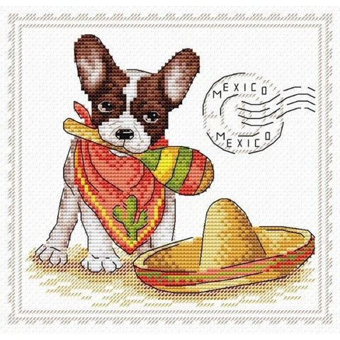 Cross Stitch Kit My Best Friend Mexico SM-069