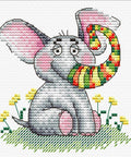 Cross Stitch Kit Elephant SM-178