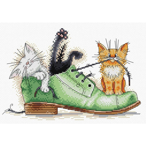 Cross Stitch Kit Kittens SM-185