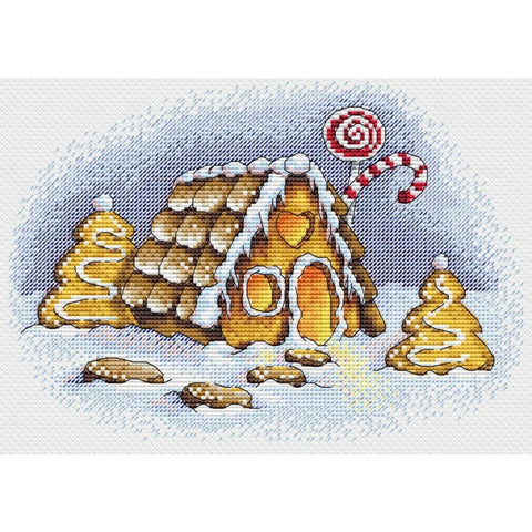 Cross Stitch Kit Gingerbread House SM-192