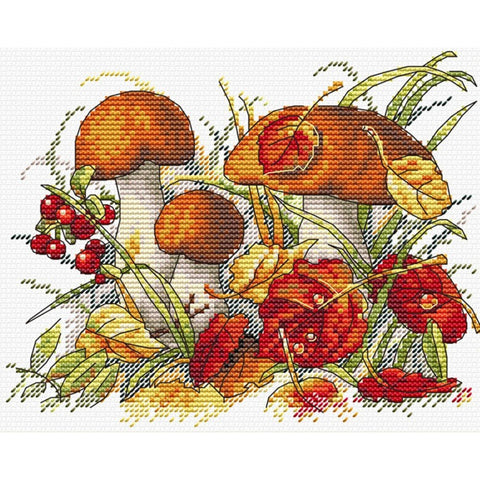 Cross Stitch Kit Autumn Forest Treasures SM-193