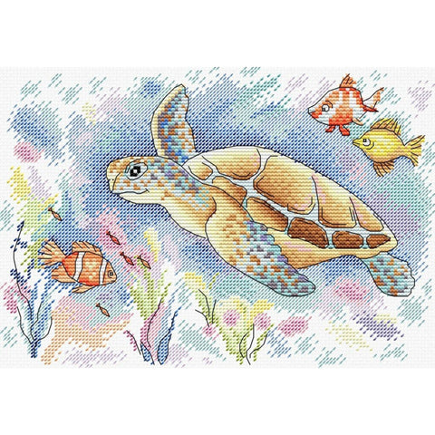 Cross Stitch Kit Ocean Colours SM-199