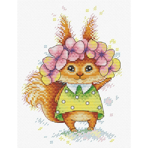 Cross Stitch Kit Ginger Friend SM-224