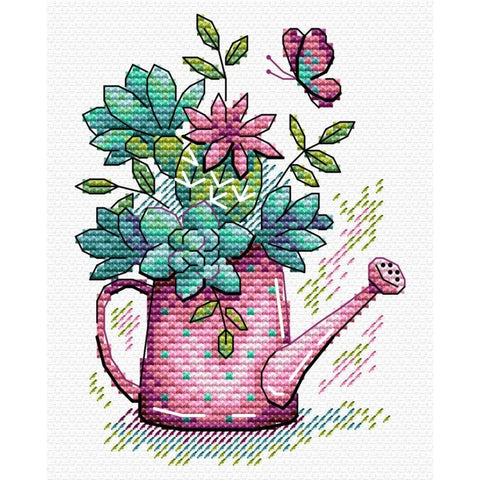 Cross Stitch Kit Beautiful Flowers SM-284
