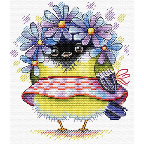 Cross Stitch Kit Romantic Bird SM-299