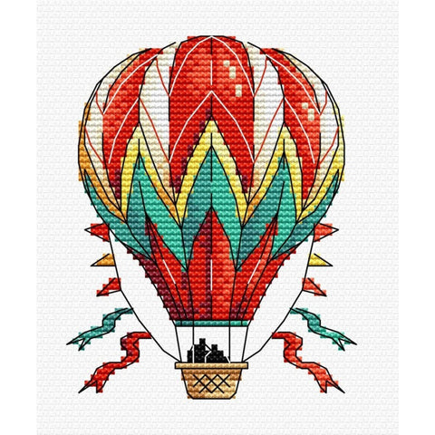 Cross Stitch Kit Air Balloon SM-353