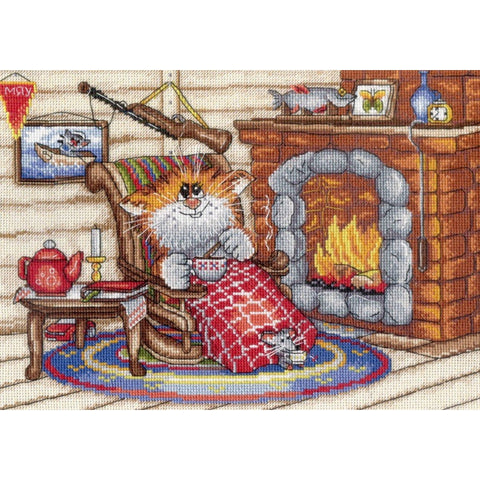 Cross Stitch Kit Cozy Evening SNV-521