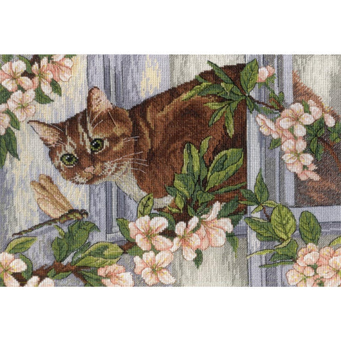 Random Meeting SNV-611 cross stitch kit by MP Studio