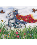 Over Pansies Field SNV-615 cross stitch kit by MP Studio
