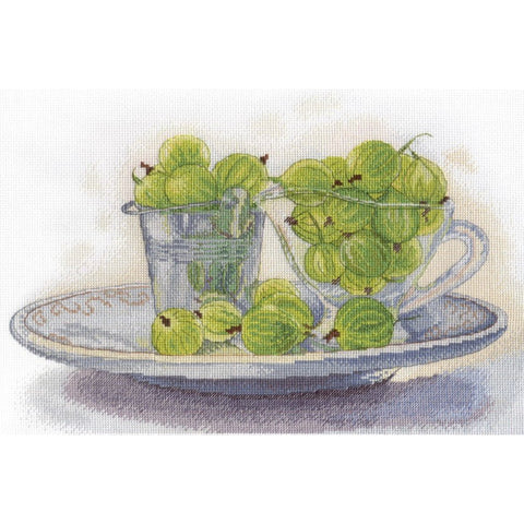 Berry Still Life SNV-622 cross stitch kit by MP Studio