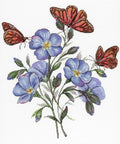 Cross Stitch Kit Flax Flower SNV-675