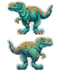 Cross Stitch Kit Dinosaurs Tyrannosaurus SR-271