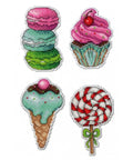 Cross Stitch Kit Sweets for Happiness Magnets SR-272
