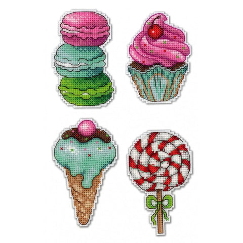 Cross Stitch Kit Sweets for Happiness SR-272