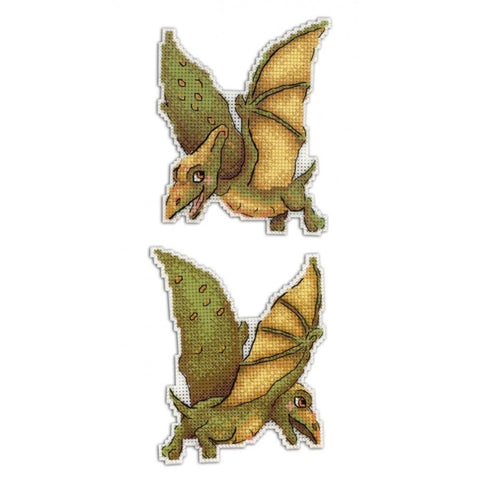 Cross Stitch Kit Dinosaurs Pterodactyl SR-300