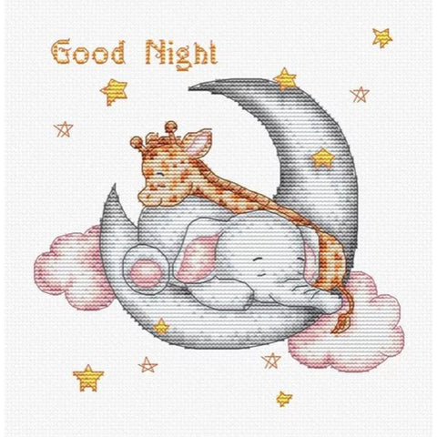 Luca-S Good Night Cross Stitch Kit