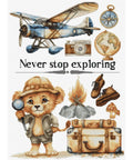 Luca-S Never Stop Exploring Cross Stitch Kit