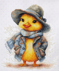 Luca-S Detective Duck Cross Stitch Kit 15x18cm