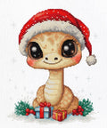 Luca-S Christmas Gifts Cross Stitch Kit 15x18 cm