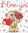 Luca-S I Love You Cross Stitch Kit