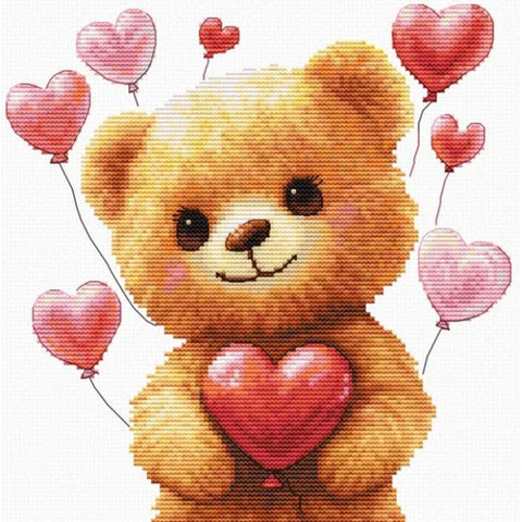 Luca-S Love in the Air Cross Stitch Kit