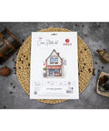 Luca-S Welcome to Coffee Cross Stitch Kit