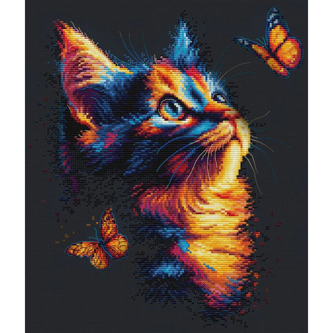 Luca-S Butterfly Cross Stitch Kit