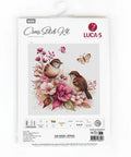 Luca-S Counted Cross Stitch Kit Spring Birds 22x21cm