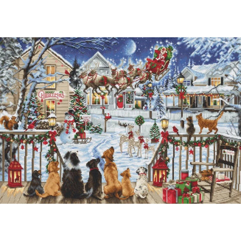 Luca-S Pets on the Porch Cross Stitch Kit