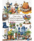 Luca-S Garden Plants Cross Stitch Kit