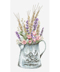 Luca-S Lavender Bouquet Cross Stitch Kit