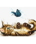 Luca-S Playful Kitten Cross Stitch Kit