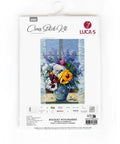 Luca-S Pansy Bouquet Cross Stitch Kit 25x36cm