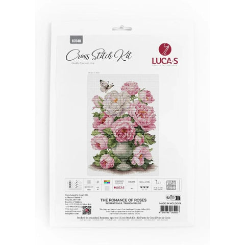 Luca-S Romantic Roses Cross Stitch Kit