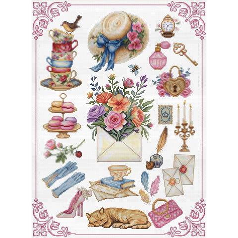 Luca-S Beauty Cross Stitch Kit 24x33cm