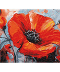 Luca-S Poppy Passion Cross Stitch Kit 43x32cm