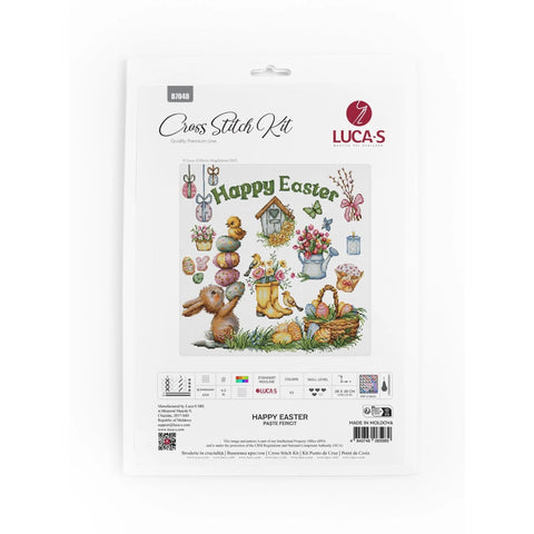 Luca-S Happy Easter Cross Stitch Kit
