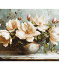 Luca-S Mysterious Magnolias Cross Stitch Kit 42x32cm