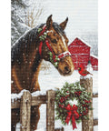 Luca-S Holiday Magic Christmas Cross Stitch Kit 29x43 cm