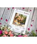 Luca-S Rose and Blueberry Vase Cross Stitch Kit